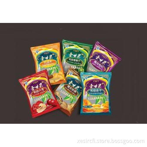 Side Seal Peanut FDA Food Pouch Packaging Bag With Clear Wi